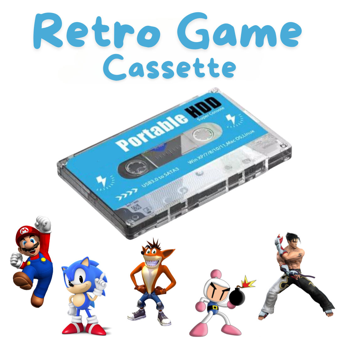 Retro Game Cassette (500GB)