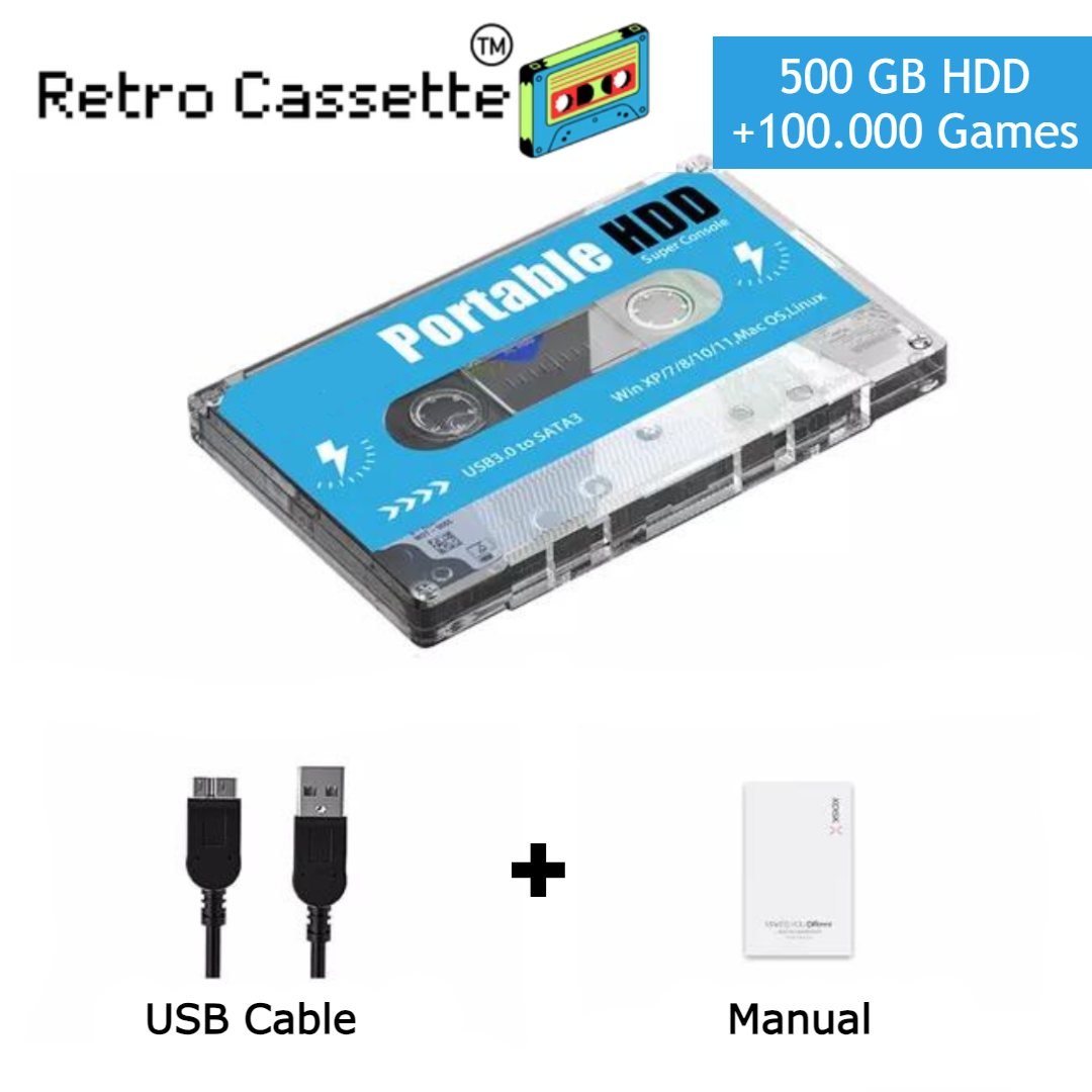 Retro Game Cassette (500GB)